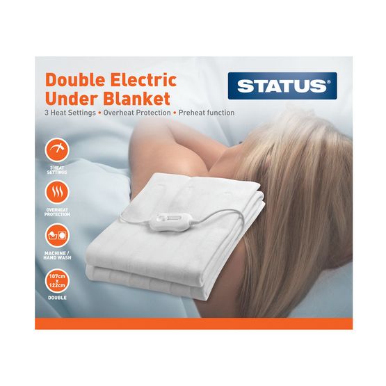 STATUS DEB1PKB 60W Double Heated Under Blanket