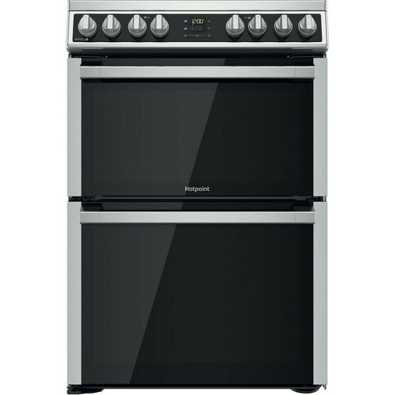 HOTPOINT HDM67V8D2CX 60cm Electrical Dual Fan Double Oven Stainless Steel