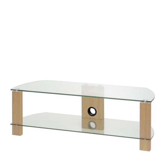 TTAP L630-1200-2OC Vision TV Stand in Oak Legs 1200mm