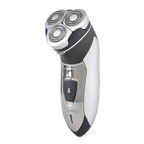 Paul Anthony H5010BK Pro Series 3 Cordless Rotary Shaver Silver