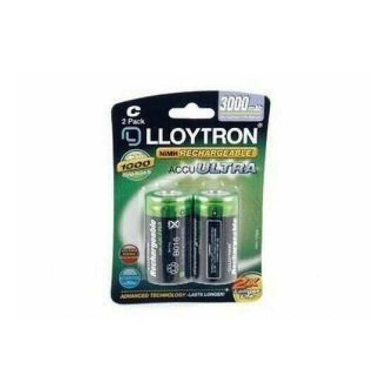 Lloytron C 3000mAH NI-MH Rechargeable Battery 2 Pack