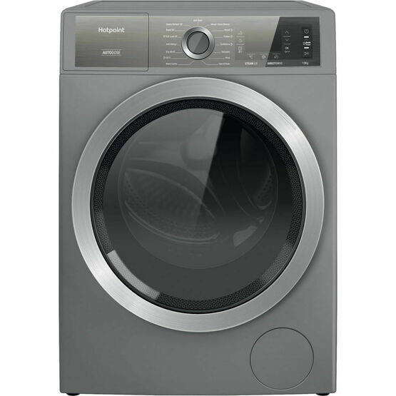 HOTPOINT H8W046SBUK 10KG 1400rpm A Energy AutoDose Direct Drive Washer Silver