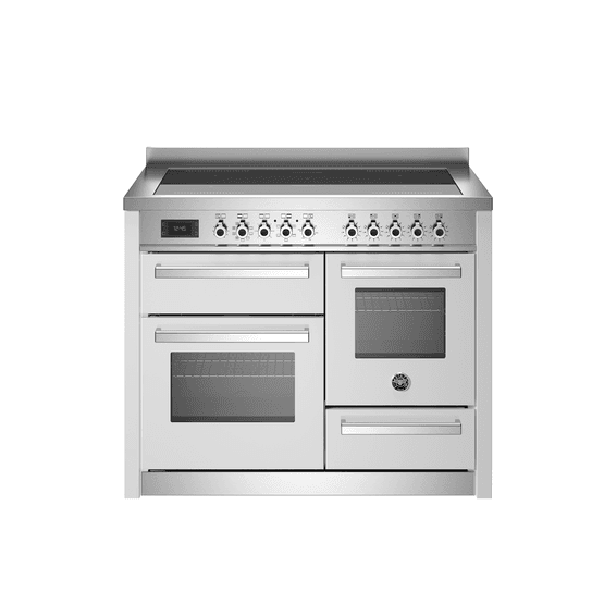 Bertazzoni Professional 110cm Range Cooker XG Induction White PRO115I3EBIT2