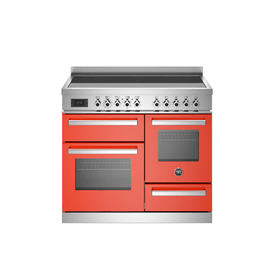Bertazzoni Professional 100cm Range Cooker XG Induction Orange PRO105I3EART