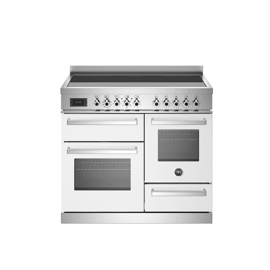 Bertazzoni Professional 100cm Range Cooker XG Oven Induction White PRO105I3EBIT2