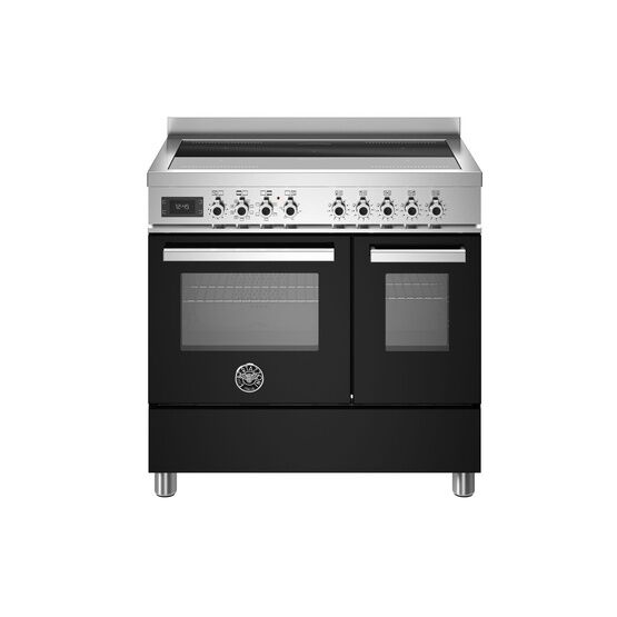 Bertazzoni Professional 90cm Range Cooker Twin Oven EIectric Black PRO95I2ENET