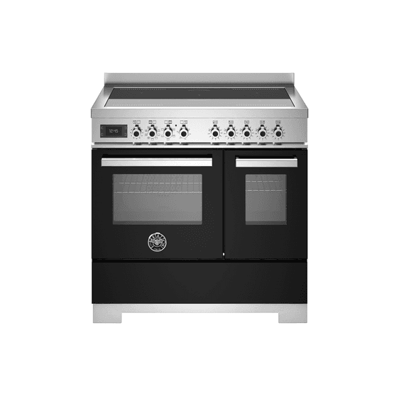 Bertazzoni Professional 90cm Range Cooker Twin Oven EIectric Black PRO95I2ENET2