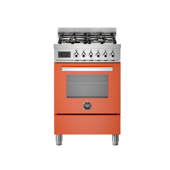 BERTAZZONI PRO64L1EART Professional 60cm Single Oven Dual Fuel Orange
