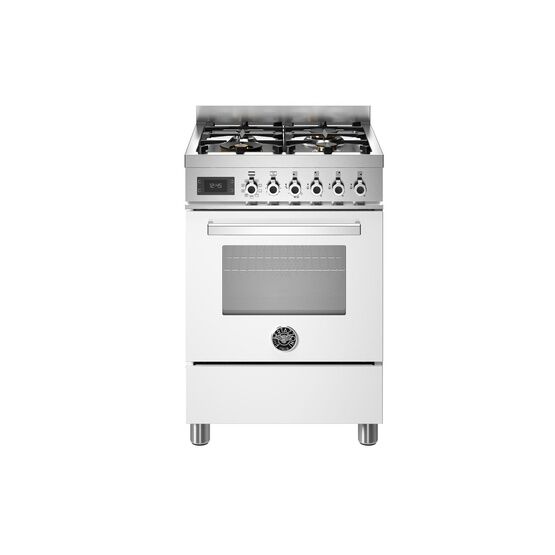 BERTAZZONI PRO64L1EBIT Professional 60cm Single Oven Dual Fuel White