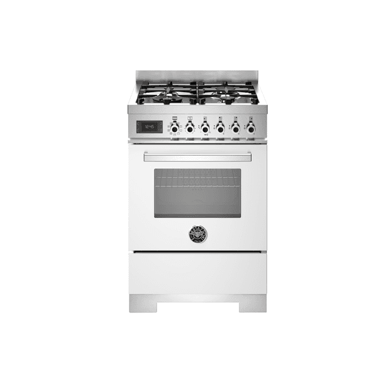 BERTAZZONI PRO64L1EBIT2 Professional 60cm Single Oven Dual Fuel White