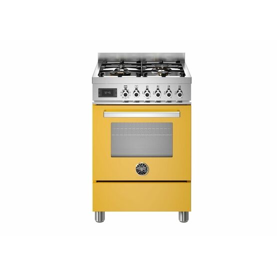 BERTAZZONI PRO64L1EGIT Professional 60cm Single Oven Dual Fuel Yellow