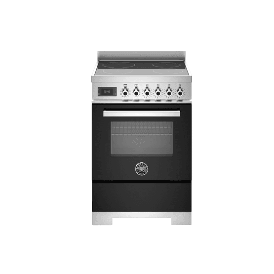 Bertazzoni 60cm Single Oven Induction Cooker Gloss Black PRO64I1ENET2