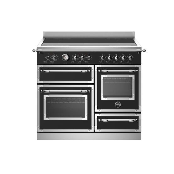 Bertazzoni Heritage 100cm Range Cooker XG Oven Induction Black HER105I3ENET