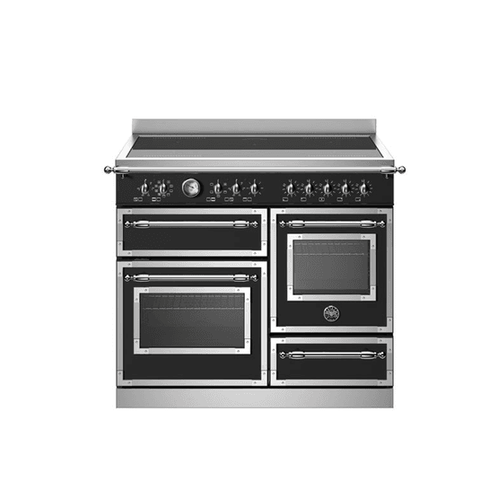 Bertazzoni Heritage 100cm Range Cooker XG Oven Induction Black HER105I3ENET2