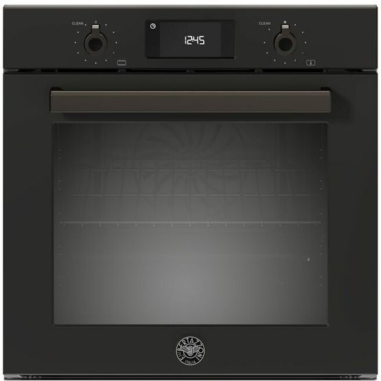 Bertazzoni Pro Series LCD Built In Single Oven 11 Functions PYRO Matt Black F6011PROPLN
