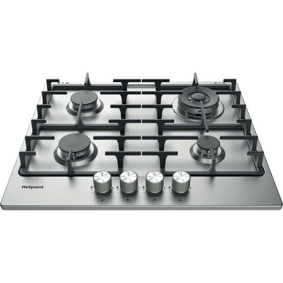 HOTPOINT PPH60GDFIXUK 4 Burner Gas Hob Stainless Steel