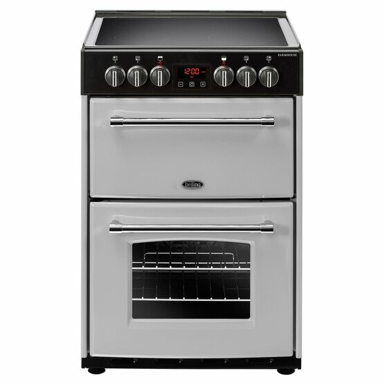 BELLING 444410789 Farmhouse 60cm Electric Cooker Silver