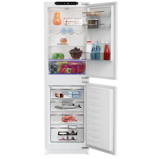 BLOMBERG KNE4564EVI Built-In 50/50 Frost Free Fridge Freezer White