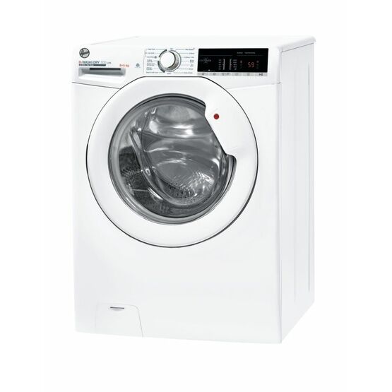 HOOVER H3D485TE-80 H-Wash 300 Lite 8+5kg 1400 Spin Freestanding Washer Dryer White