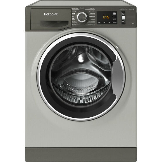 HOTPOINT NM11946GCAUKN 9KG 1400 Spin ActiveCare Washer - Graphite