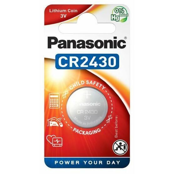 Panasonic CR2430 3v Lithium Coin Battery
