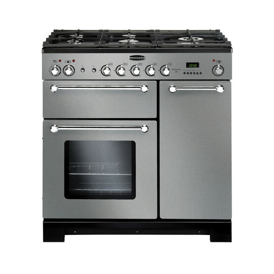 RANGEMASTER 116770 Kitchener 90cm Gas Stainless Steel Chrome