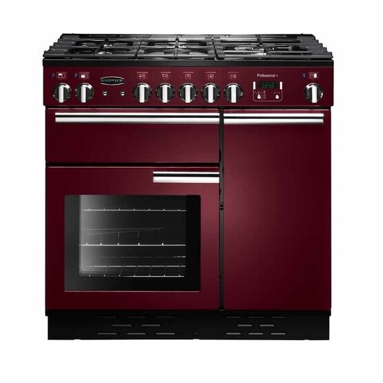 RANGEMASTER PROP90DFFCY/C Professional Plus 90 Dual Fuel Cranberry