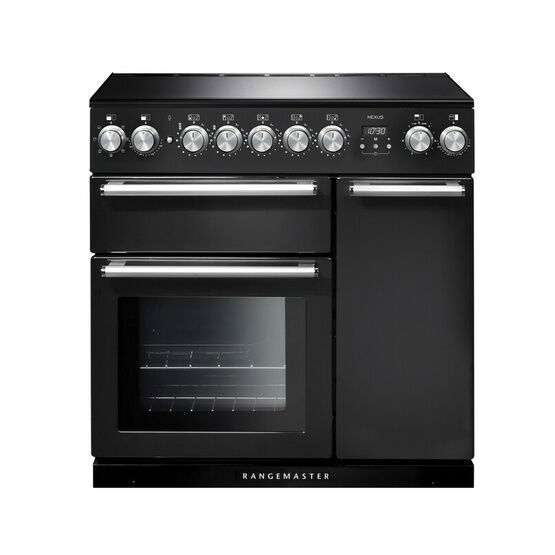 Rangemaster NEX90EICB/C Nexus 90cm Induction Charcoal Black with Chrome Trim