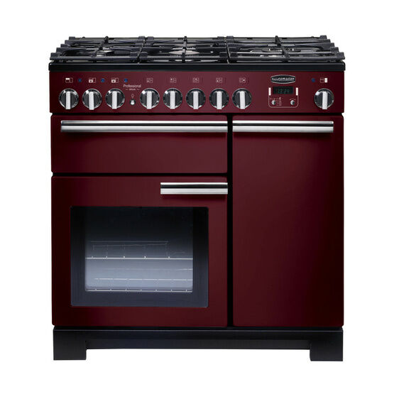 RANGEMASTER PDL90DFFCY/C Professional Deluxe 90 Dual Fuel Cranberry