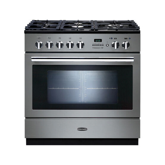 RANGEMASTER PROP90FXPDFFSS/C Professional Plus FXP 90 Dual Fuel Stainless Steel with Chrome Trim