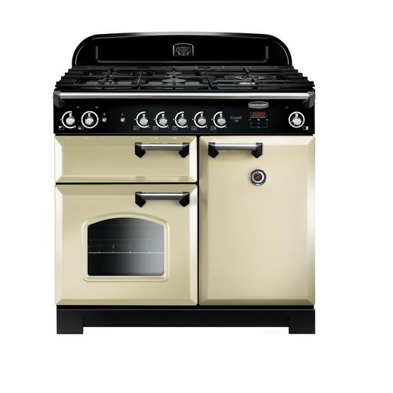 RANGEMASTER CLA100NGFCR/C Classic Gas 100cm Range Cream Chrome