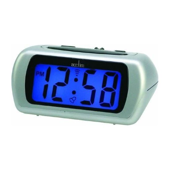 Acctim Auric Wekker Zwart - Groot LED Display Met Blauwe Verlichting & Crescendo Alarm