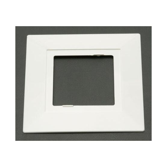 White Square Finger Plate for Switches and Sockets 450W
