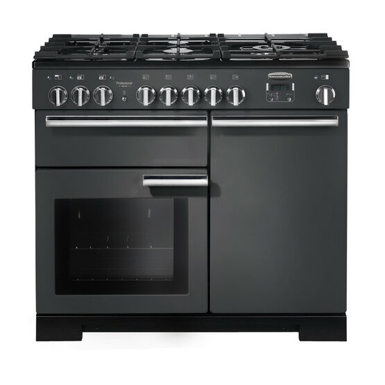 RANGEMASTER PDL100DFFSL/C Professional Deluxe Dual Fuel 100cm Slate