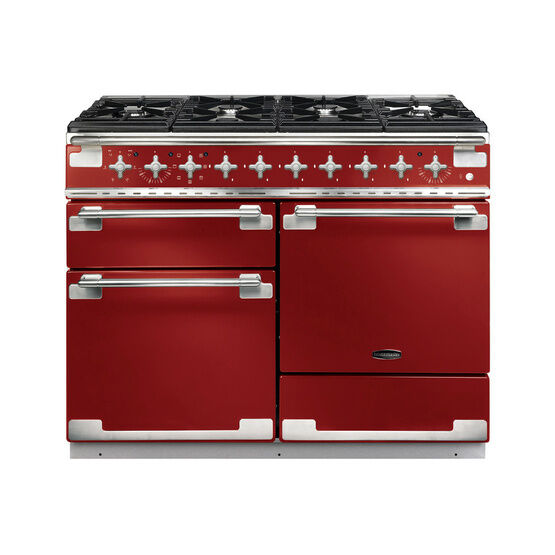 RANGEMASTER ELS110DFFRD/ ELISE 110 Dual Fuel Cherry Red with Nickel