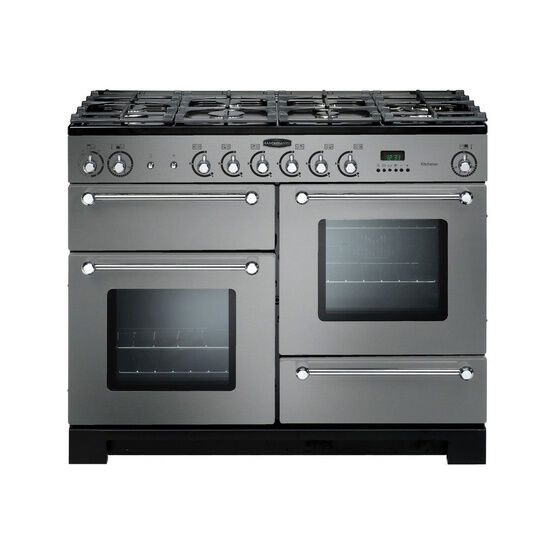 RANGEMASTER KCH110NGFSS/C Kitchener 110 Gas Stainless Steel with Chrome