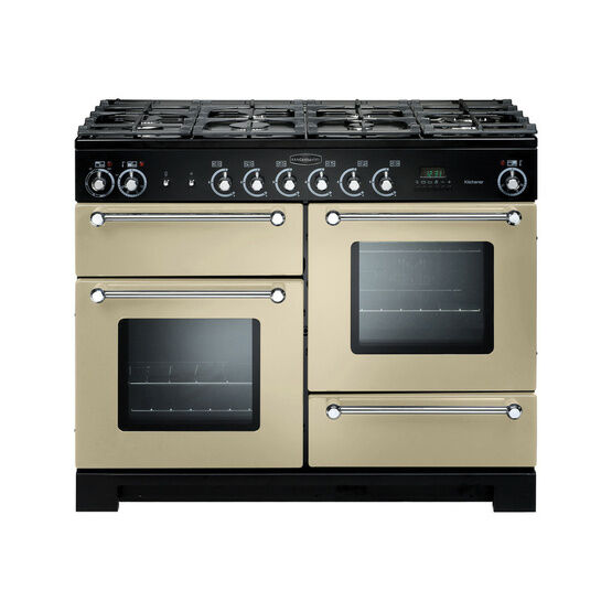 RANGEMASTER KCH110NGFCR/C Kitchener 110cm Gas Range Cream Chrome