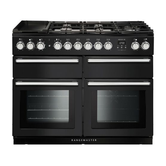 RANGEMASTER NEXSE110DFFCB/C Nexus SE 110 Dual Fuel Charcoal Black