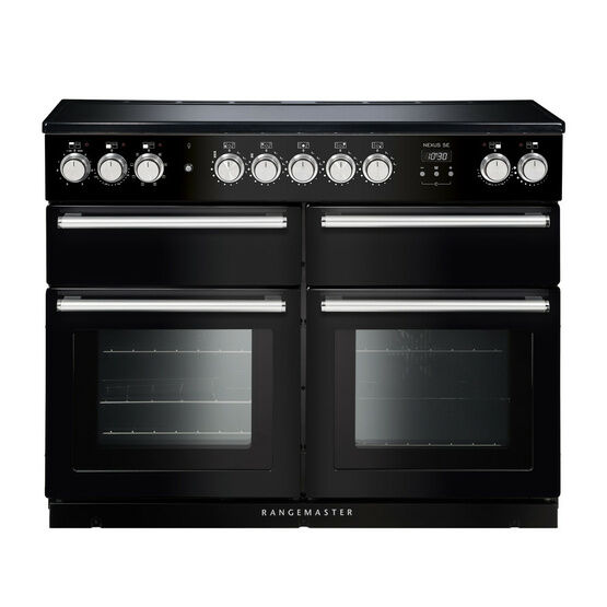 RANGEMASTER NEXSE110EIBL/C Nexus SE 110 Induction Range Black with Chrome Trim