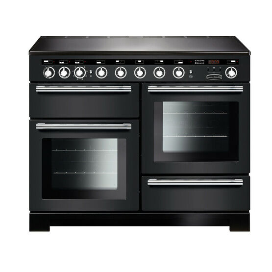 RANGEMASTER EDL110EICB/C Encore Deluxe 110 Induction - Charcoal Black with Chrome Trim