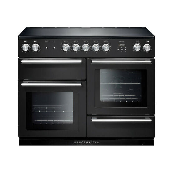 RANGEMASTER NEX110EICB/C Nexus 110 Induction - Charcoal Black with Chrome Trim