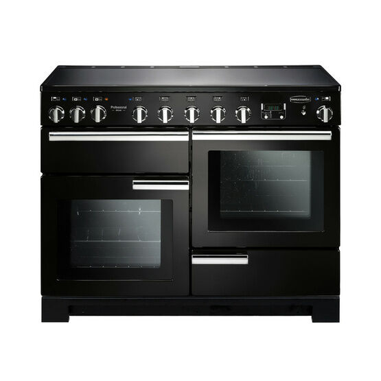 RANGEMASTER PDL110EIGB/C Professional Deluxe 110 Induction - Black With Chrome Trim
