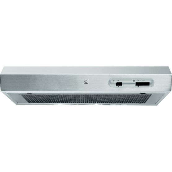 INDESIT ISLK66LSX 60cm Visor Hood Stainless Steel