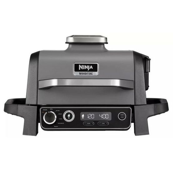 NINJA OG701UK WoodFire Electric Outdoor BBQ Grill &amp; Smoker Black