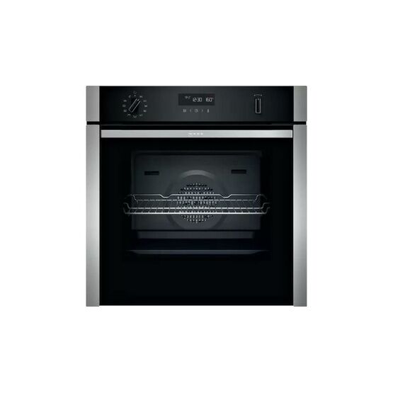 NEFF B6ACH7HH0B Slide and Hide Pyrolytic Single Oven Stainless Steel