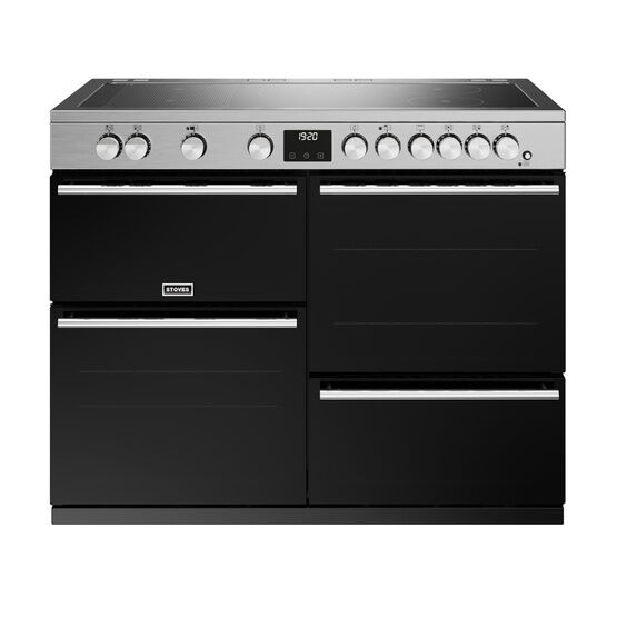 STOVES 444411506 110cm Precision Deluxe Induction Range Stainless Steel Rotary Controls NEW FOR 2023