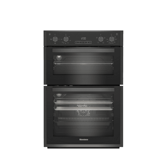 BLOMBERG RODN9202DX Built-In Electric Double Oven - Dark Steel