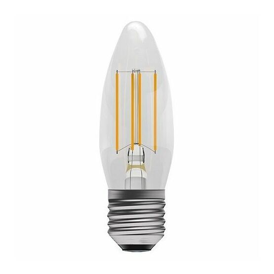 BELL 4W ES E27 LED Filament Bulb Candle Clear Warm White (40w Equiv)