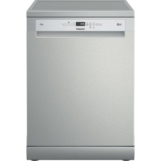 H7FHP43X HOTPOINT 60cm 15 Place Settings Freestanding Dishwasher Inox