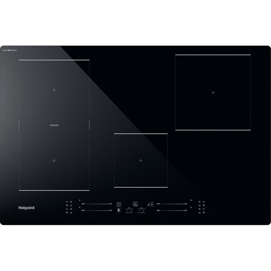HOTPOINT TS6477CCPNE Induction Glass-Ceramic Hob Black